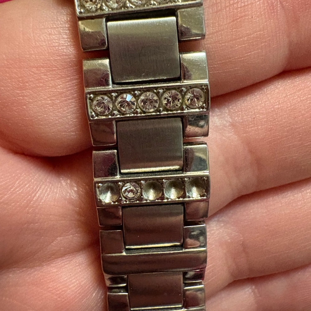 Fossil Silver Smartwatch with Crystal Bezel - Picture 4 of 8